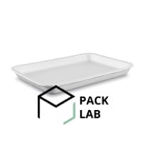 Food tray foam polystyrene М-6-20 white 250*175*20 mm